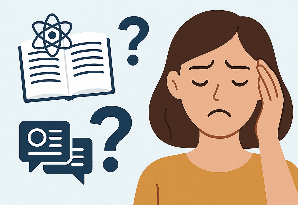 Student studying